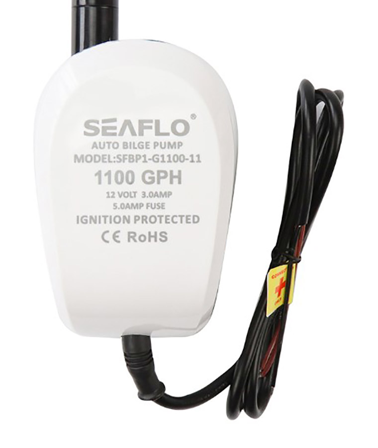 Помпа осушительная SeaFlo 1100 GPH, 69 л/мин, 12 В