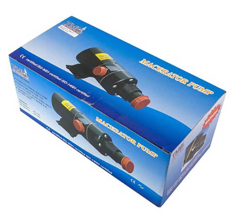 Помпа туалетная с мацератором TMC, 45 л/мин, 12 В