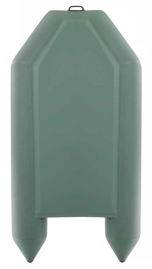 Надувная лодка ПВХ Роджер Стандарт 2600, зеленый + съемный пол Airdeck