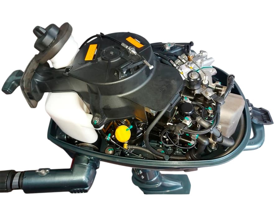 Лодочный мотор 4T Seanovo SNF 5 HAS Enduro (139 см3), топливный бак 1.2 л. + 12 л. (выносной)
