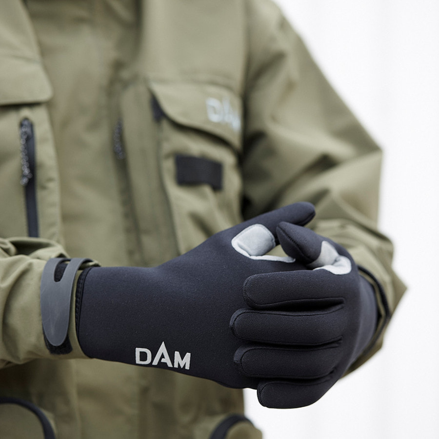 Перчатки DAM Light Neo Liner (черный, L XL)