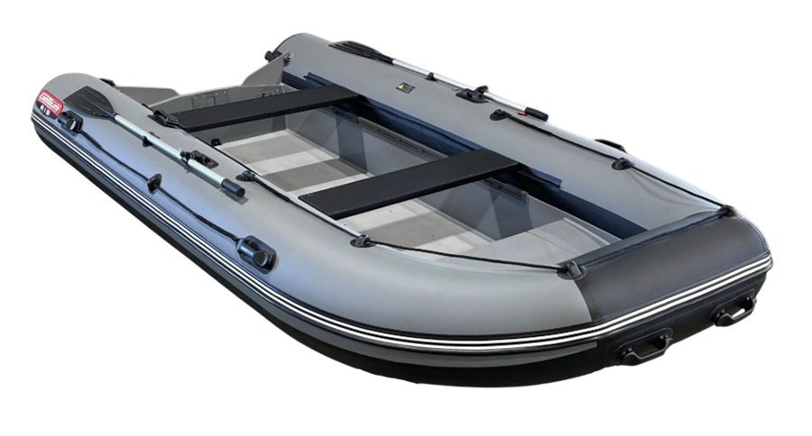 Лодка РИБ ПНД Роджер Гелиум 3800 (низкий борт), серый, ЕАС