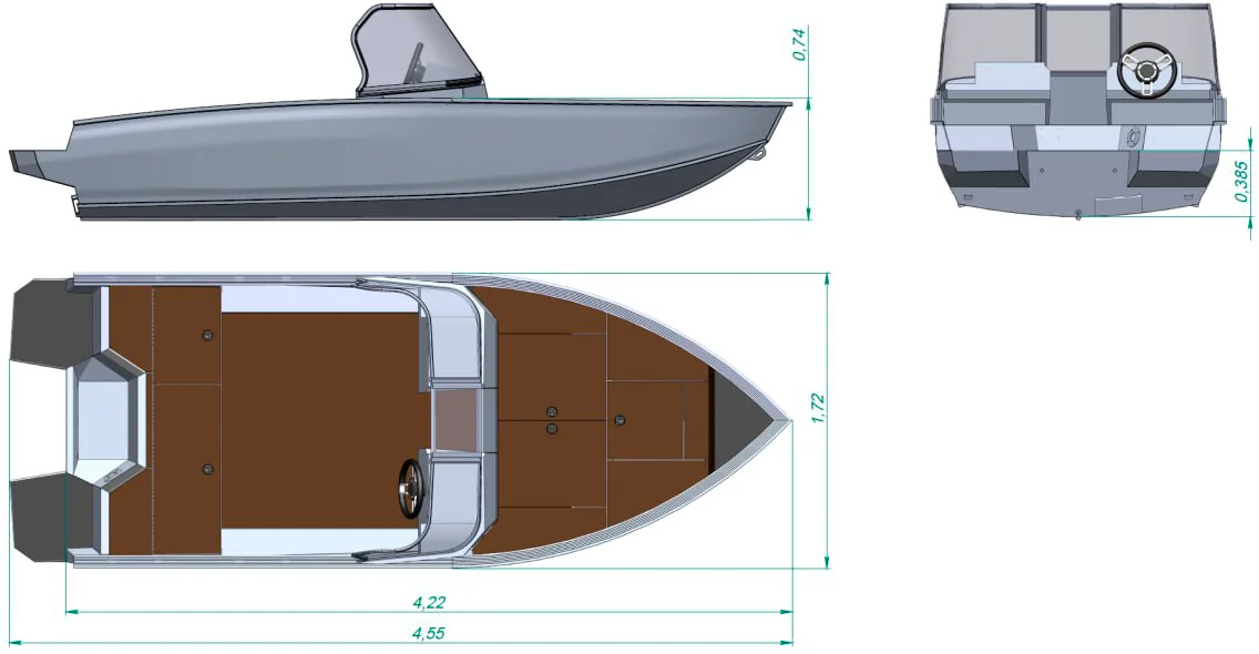 Катер Xstream 420X