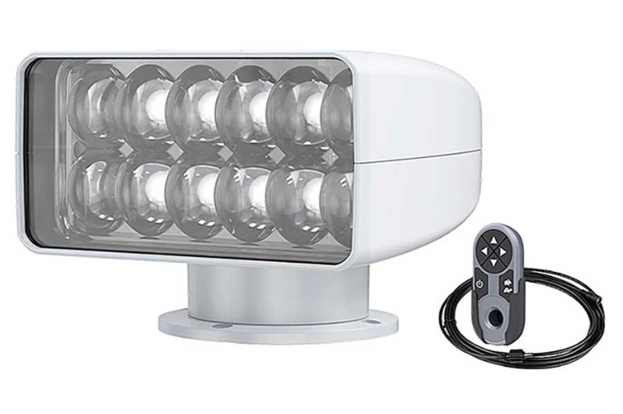 Прожектор SeaFlo с беспроводным управлением, LED, поворот 360°, 35 Вт, 10-30 В