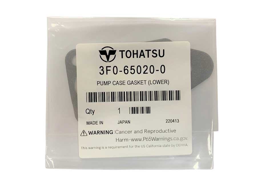 Прокладка корпуса помпы нижняя Tohatsu MFS 2.5-3.5 (оригинал)