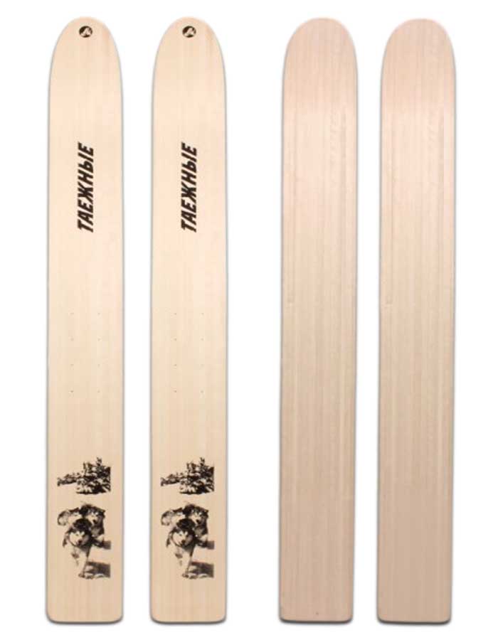 Лыжи охотничьи Таежные деревянные 160х20 см (Маяк)