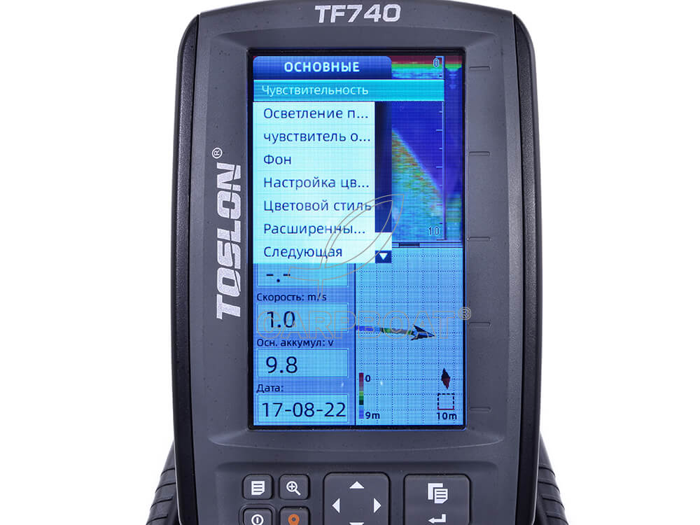 Эхолот беспроводной Toslon FISH-FINDER TF-740 GPS+XPILOT