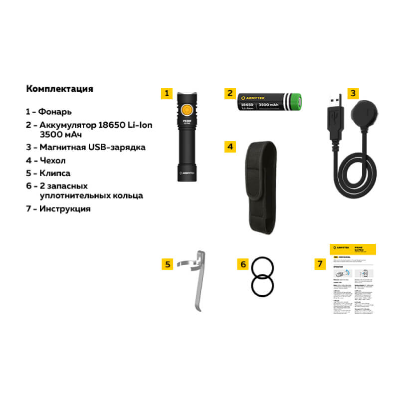Фонарь Armytek Prime C2 Pro Warm