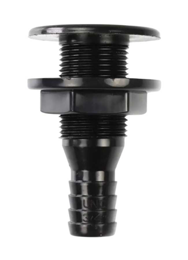 Разъем водосброса под шланг 19 мм, пластик