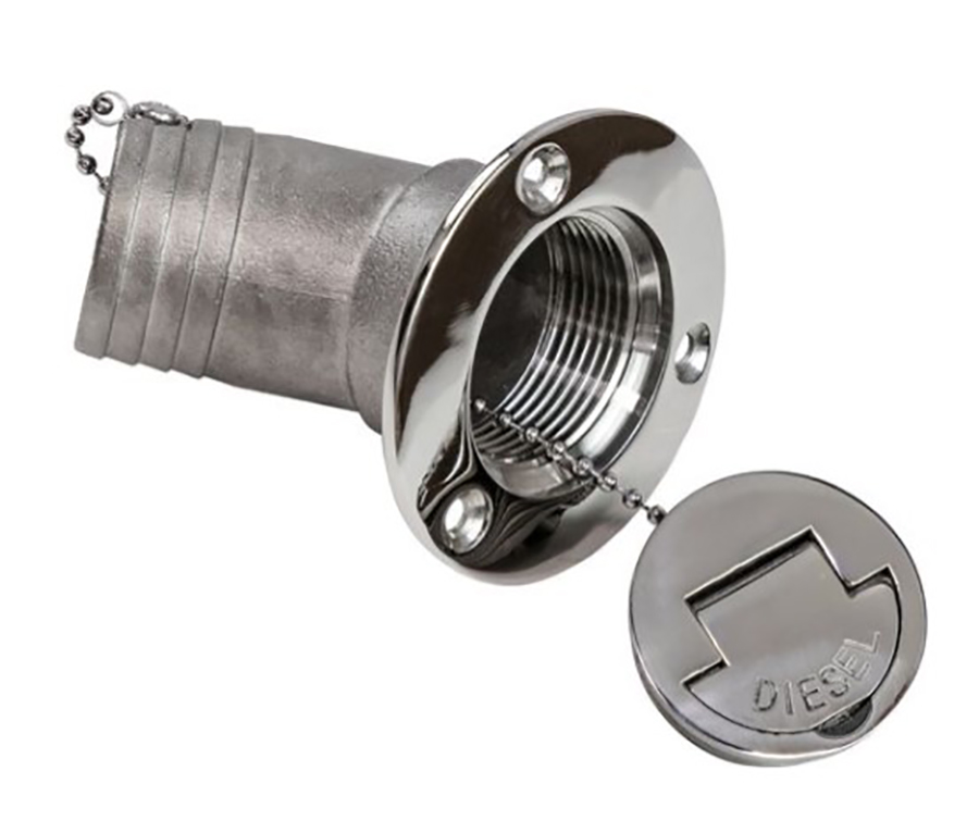 Горловина заливная угловая Marine Rocket для дизтоплива, Ø38 мм