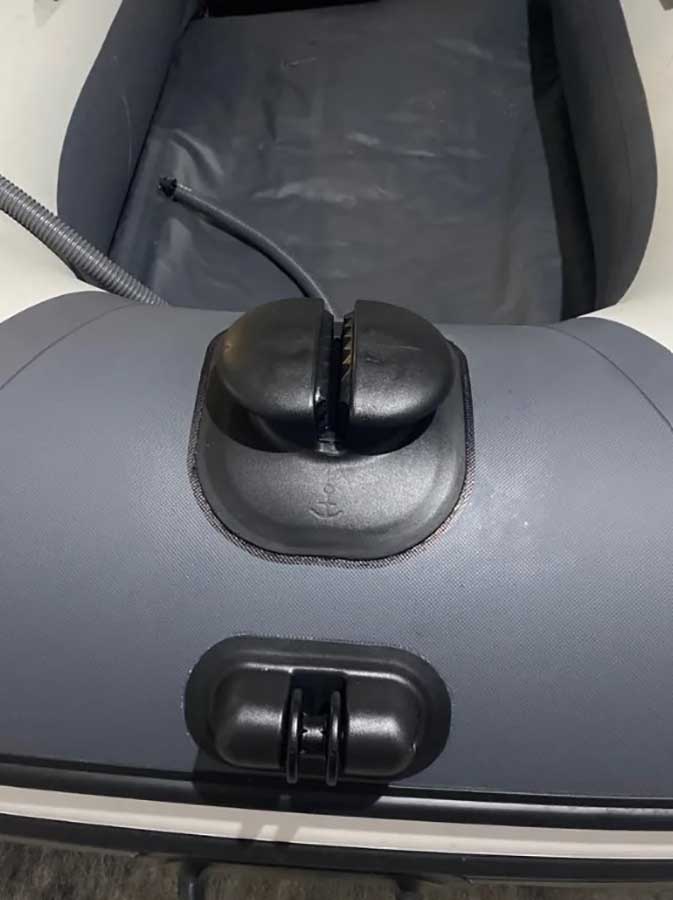 Набор якорный рым, роульс для лодки ПВХ, клей + отвердитель