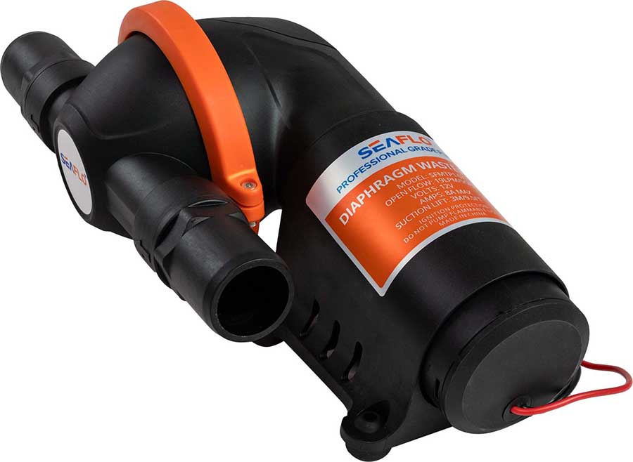 Самовсасывающий насос для «черных вод» SeaFlo, 19 л/мин, 12В