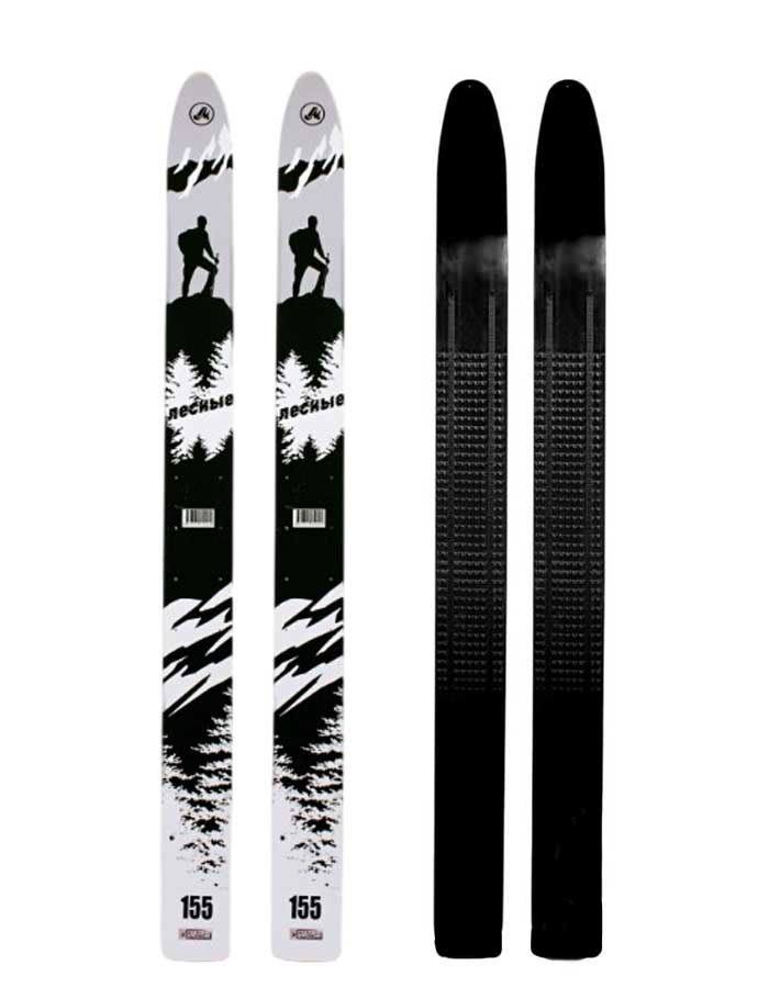 Лыжи охотничьи Лесные дерево-пластик 165х11 см (Маяк)