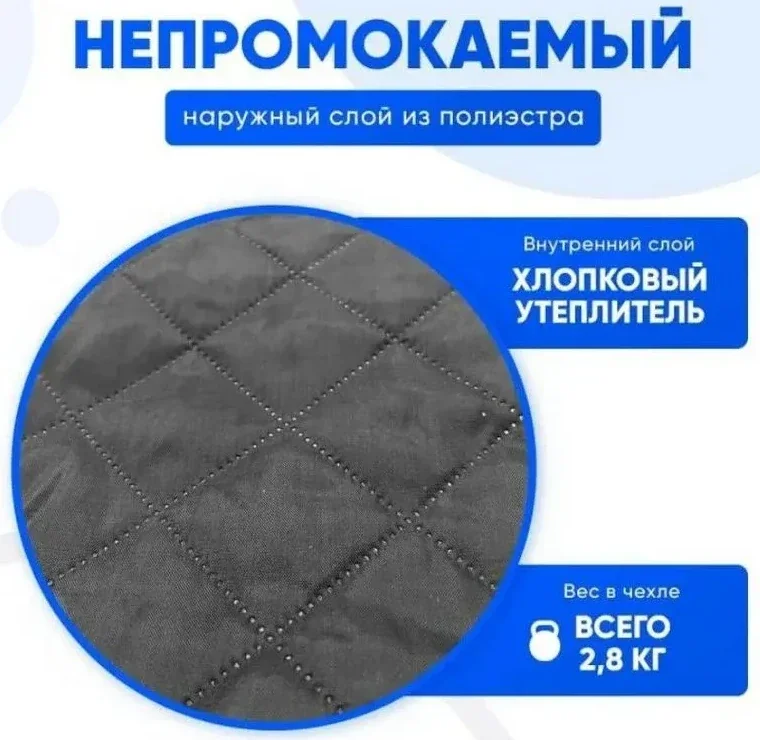 Пол утепленный для зимней палатки Mircamping 2023DX, 412х217 см.