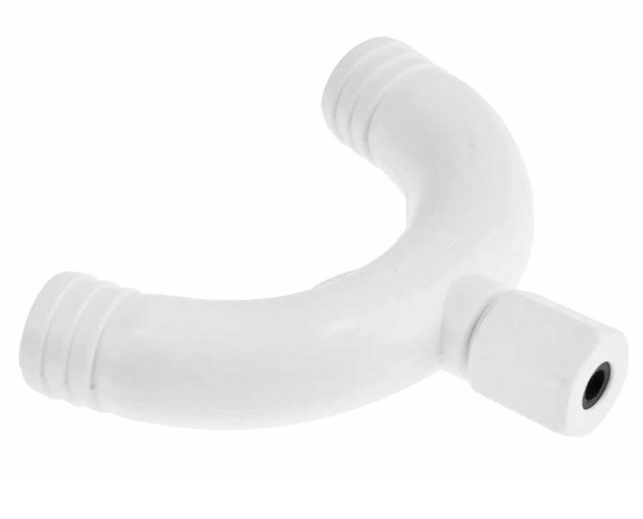Вентилируемое антисифонное колено TMC, 19 мм (3/4"), пластик