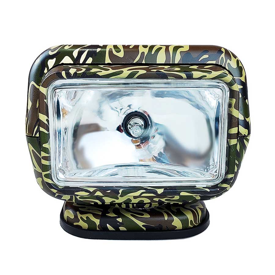 Фара-искатель галогеновая с Д/У, 65 Вт, 1400 лм, 12 В, цвет корпуса камуфляж