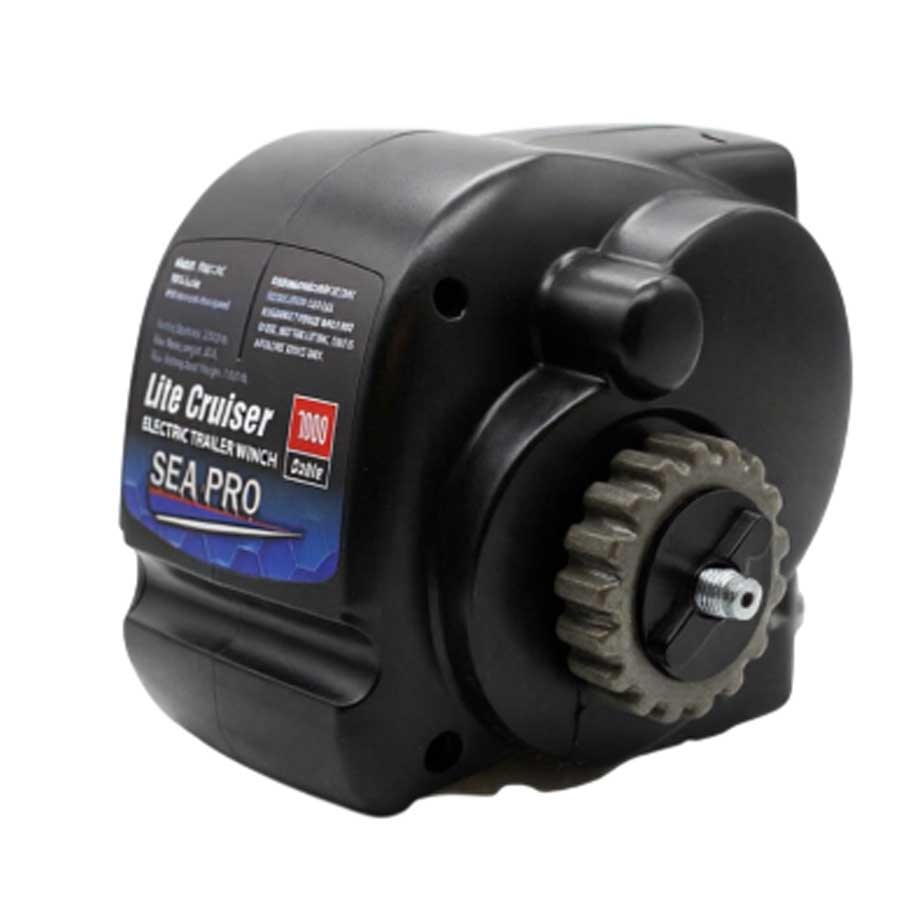 Лебедка трейлерная электрическая SEA-PRO TRW25, 1134 кг, мет трос