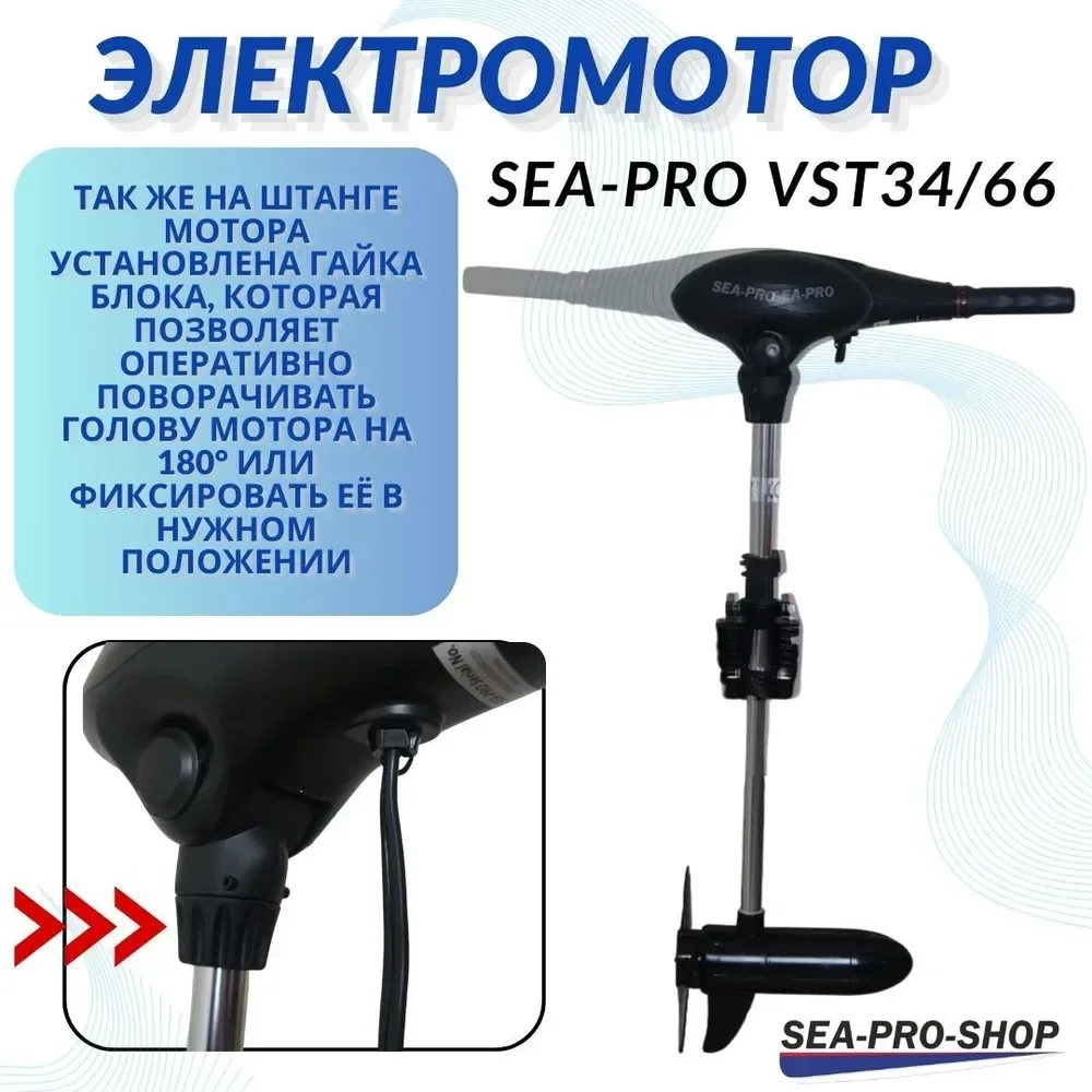 Лодочный электромотор Sea-Pro VST34/66