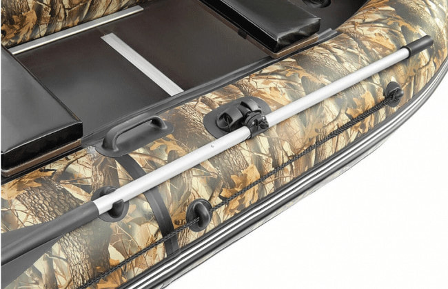 Надувная лодка ПВХ Роджер Хантер Киль 3500 (МАЛОкилевая), лес