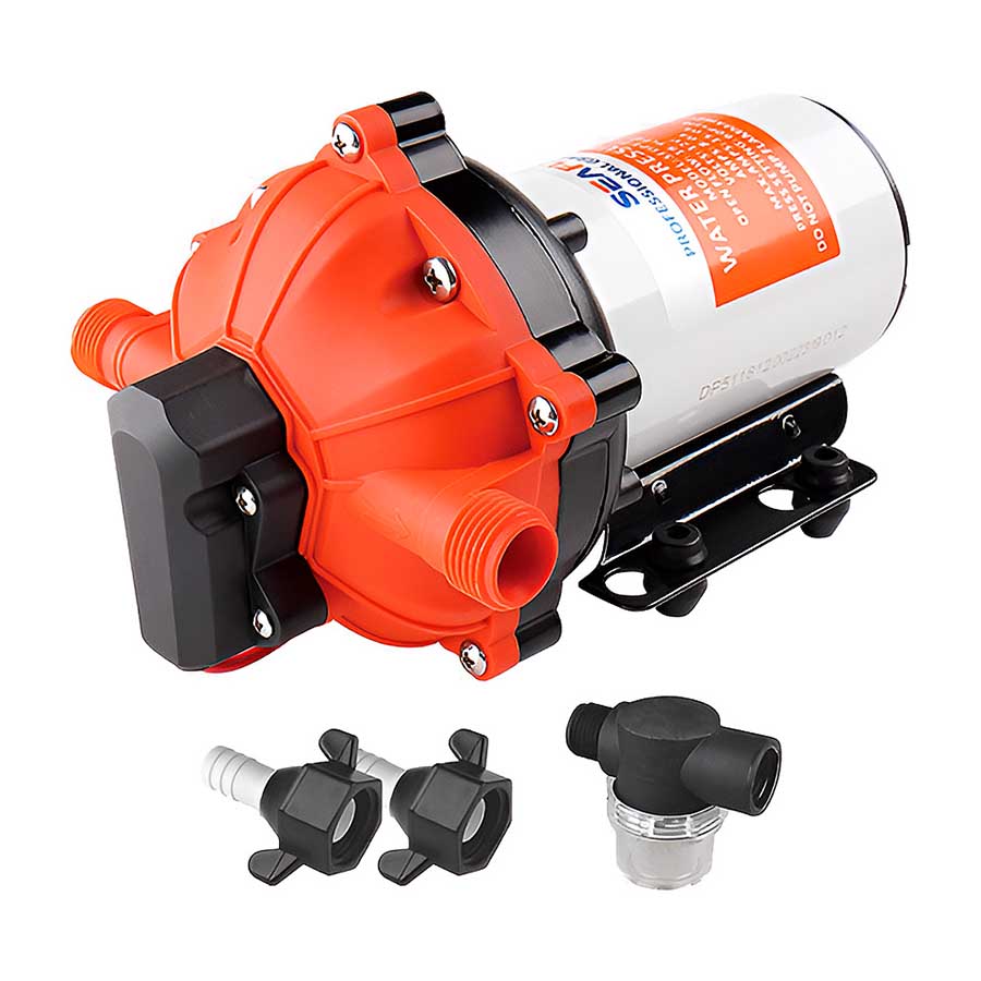 Автомат. нагнетательная помпа SeaFlo с выключателем TTI, 20 л/мин, 12 В