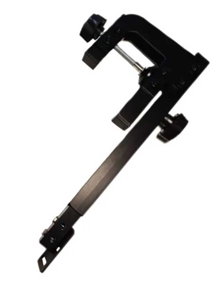 Держатель датчика эхолота со струбциной для лодок с НДНД, алюминий