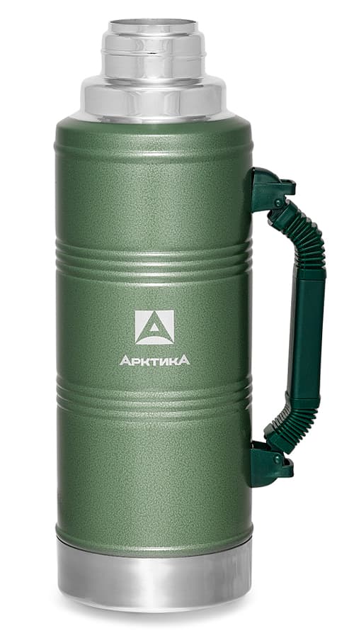 Термос Арктика 106-2200P с ручкой, 2.2 л, зеленый