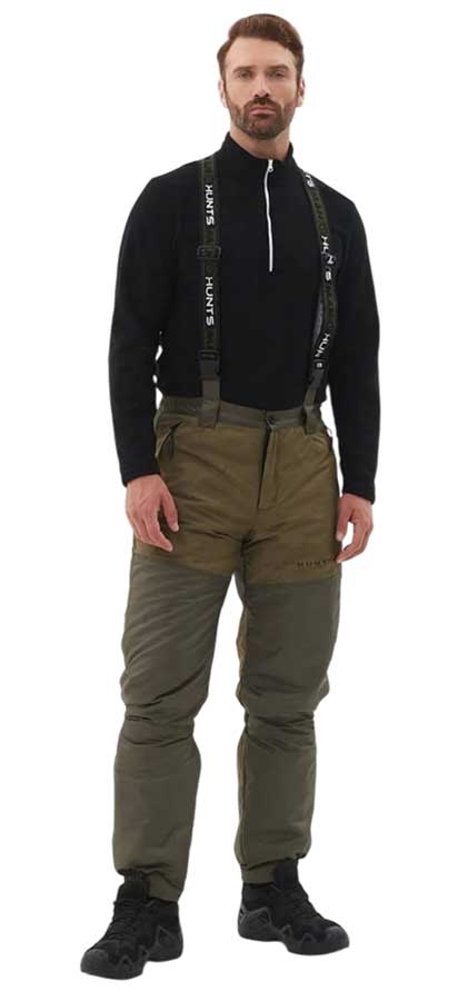 Костюм зимний Хантсмен Горка-Люкс -25°С, хаки (ткань Breathable Camo)