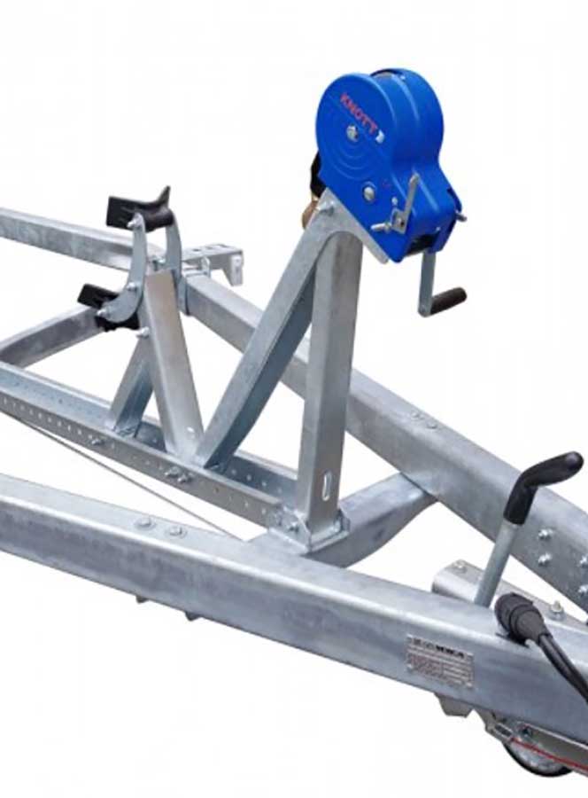 Прицеп для катеров и яхт МЗСА L 8025-2.35 исполнение 601 (судно до 7,2 м)