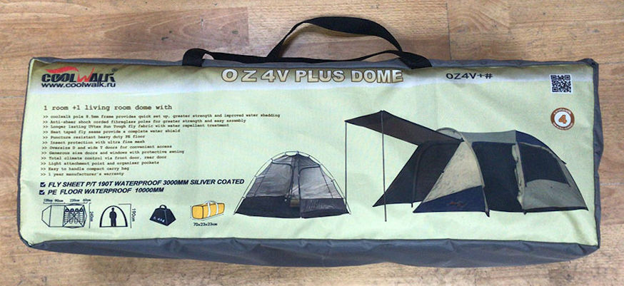 Палатка Coolwalk OZ 4V+