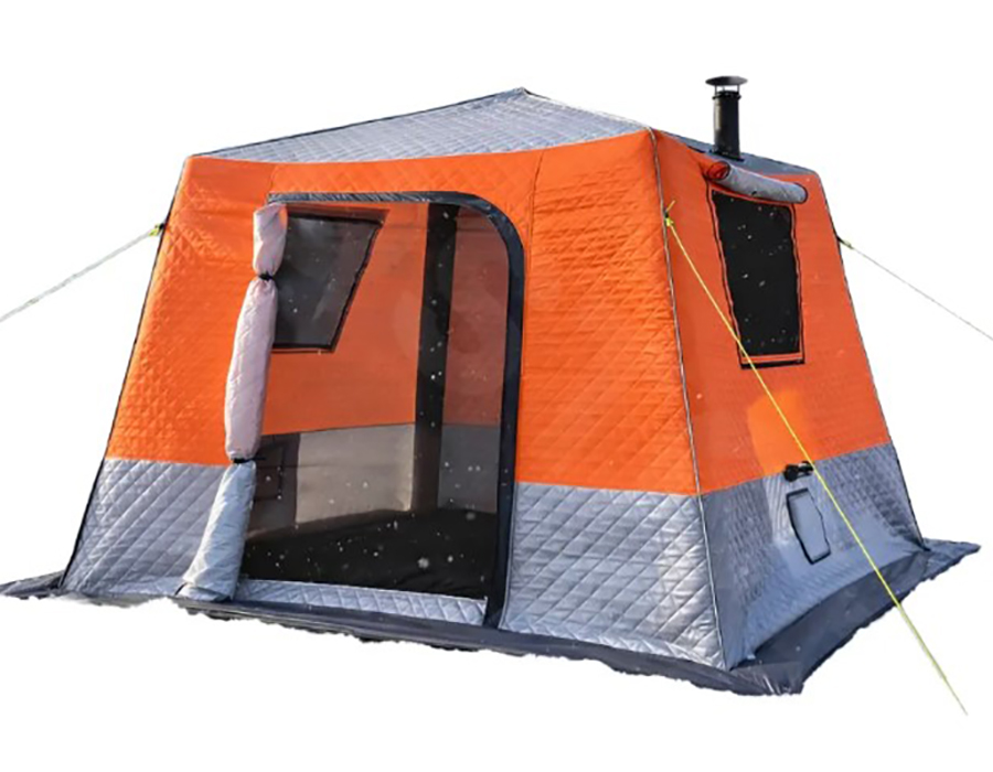 Палатка (баня) 3-х слойная для зимней рыбалки МирКемпинг 2.4х2.4х2.05 м 