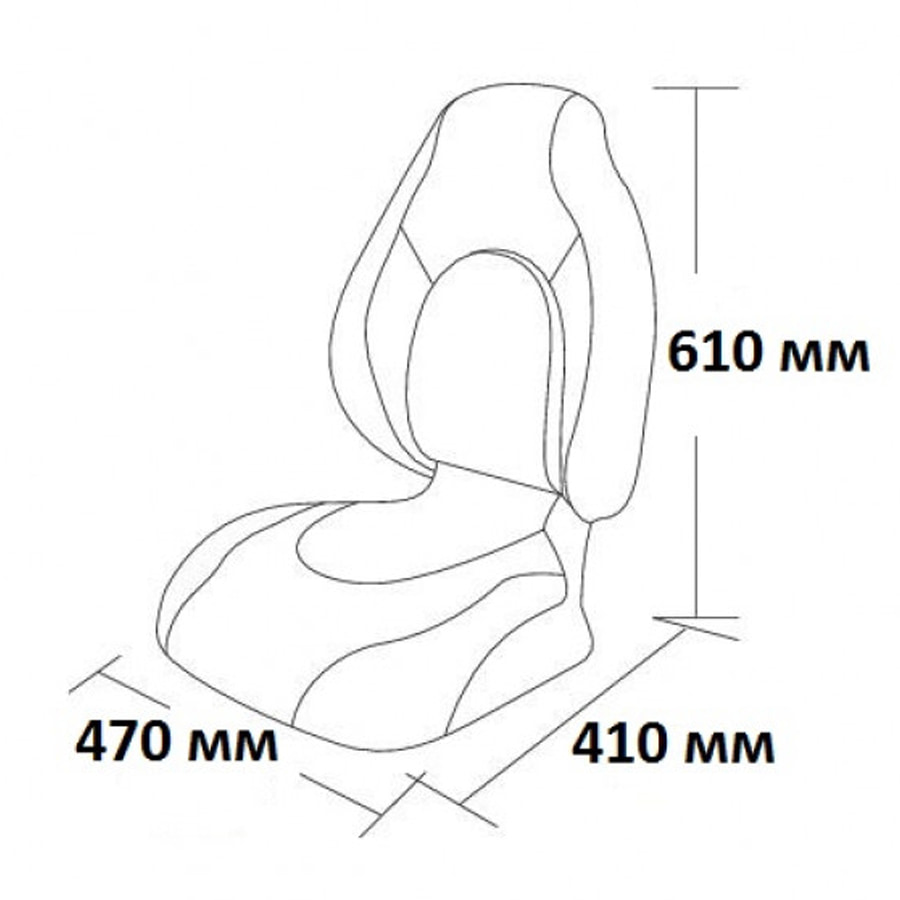 Кресло складное Premium Contoured, 75160GC