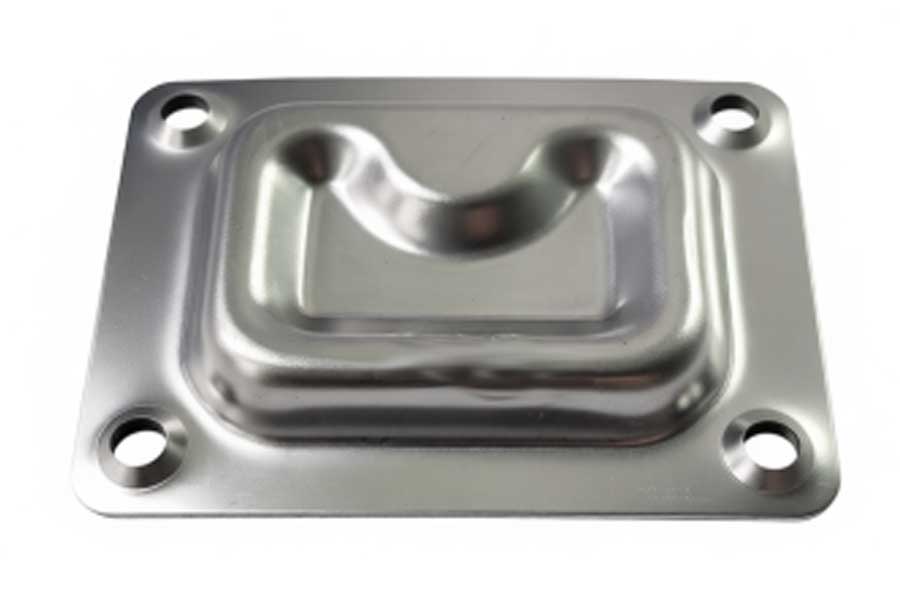 Ручка 76х57 мм., потайная, нерж.