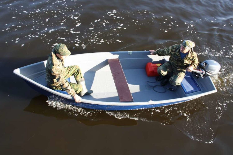 Лодка стеклопластиковая Мираж 370 "Пескарь".