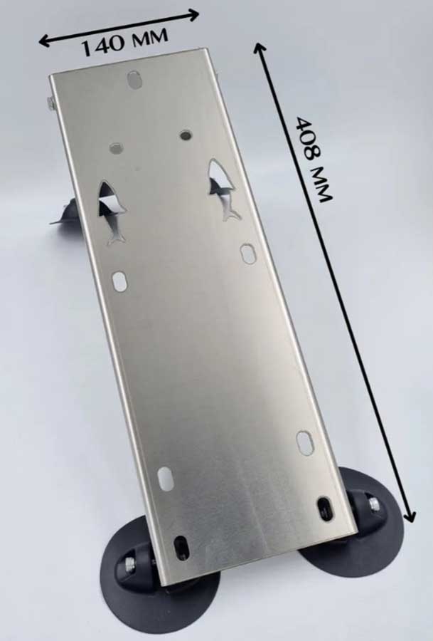 Платформа для крепления на лодку якорной лебедки, нержавеющая сталь