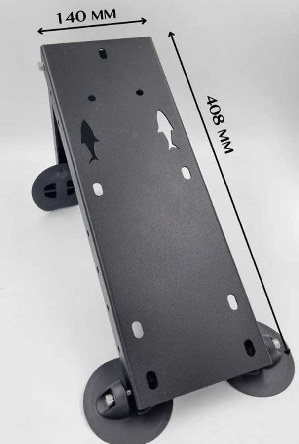 Платформа для крепления на лодку якорной лебедки, черная Платформа для крепления на лодку якорной лебедки, черная