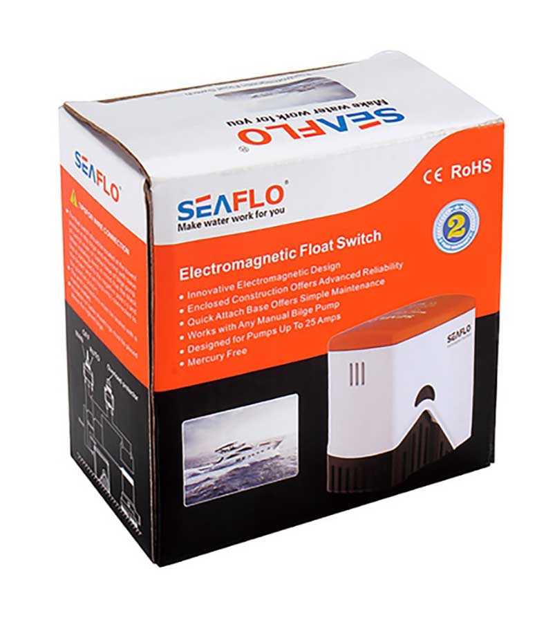 Поплавковый выключатель SeaFlo для трюмных помп, 25 А