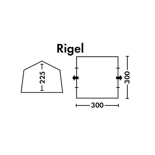 Шатер-тент FHM Rigel (300х300х225)