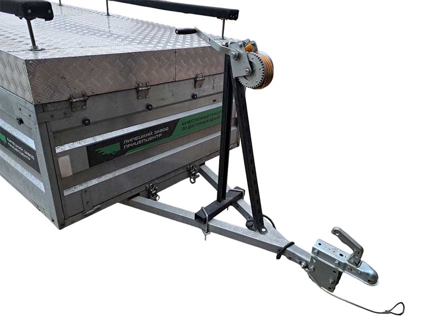 Прицеп бортовой Атлант 2513 (250х125 см, борт 51 см) с функцией самосвала, Б\У (2023 г.в.)