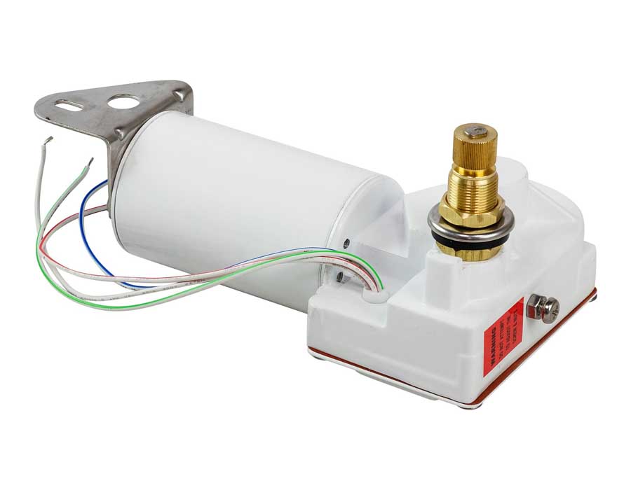 Электропривод стеклоочистителя Marine Rocket 12 В, ось 1", двухскоростной, с авто-возвратом