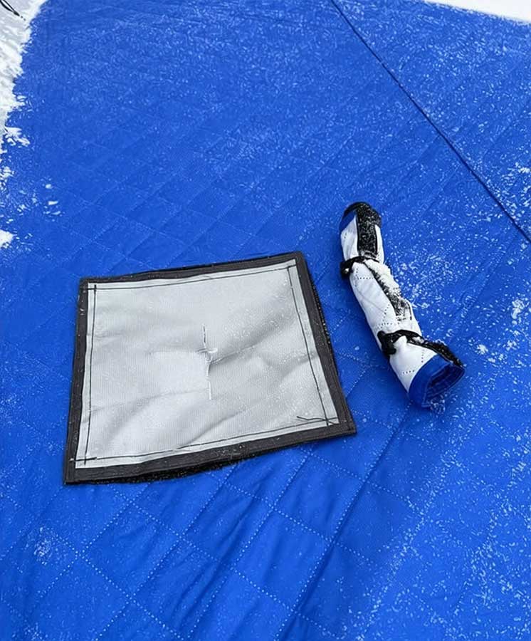 Палатка для зимней рыбалки MirCamping КУБ (4х2х1,7 м.) арт. 2023