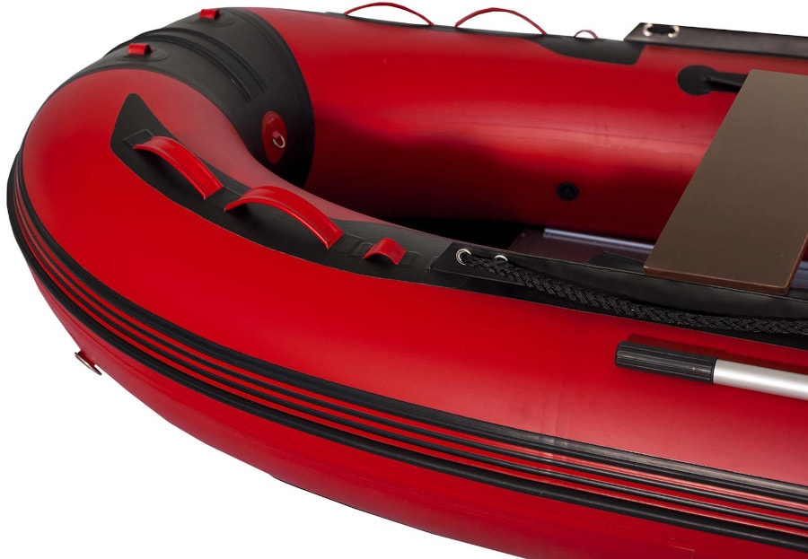 Надувная лодка ПВХ СМарин SDP Max 330, красный/черный