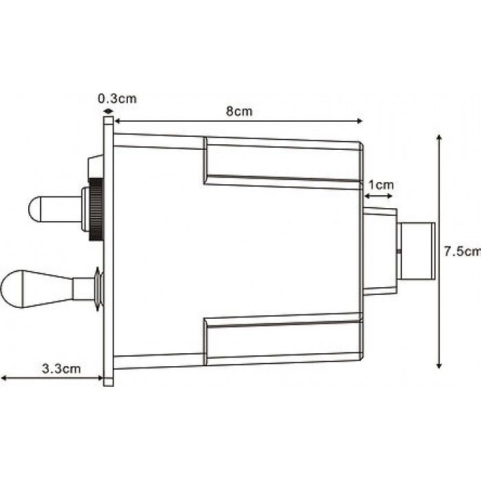 Пульт управления проводной (джойстик) 2-х скоростной.