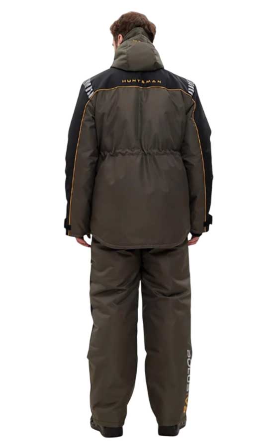 Костюм зимний Хантсмен Полюс Люкс V2 -45°С, хаки/черный