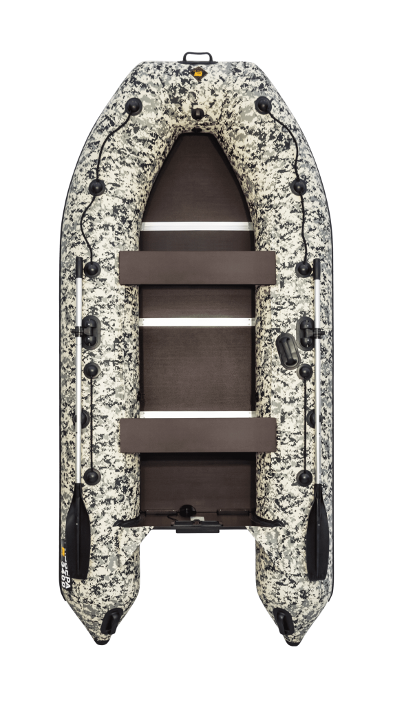 Надувная лодка Ривьера Компакт 3400 СК "Камуфляж" пиксель