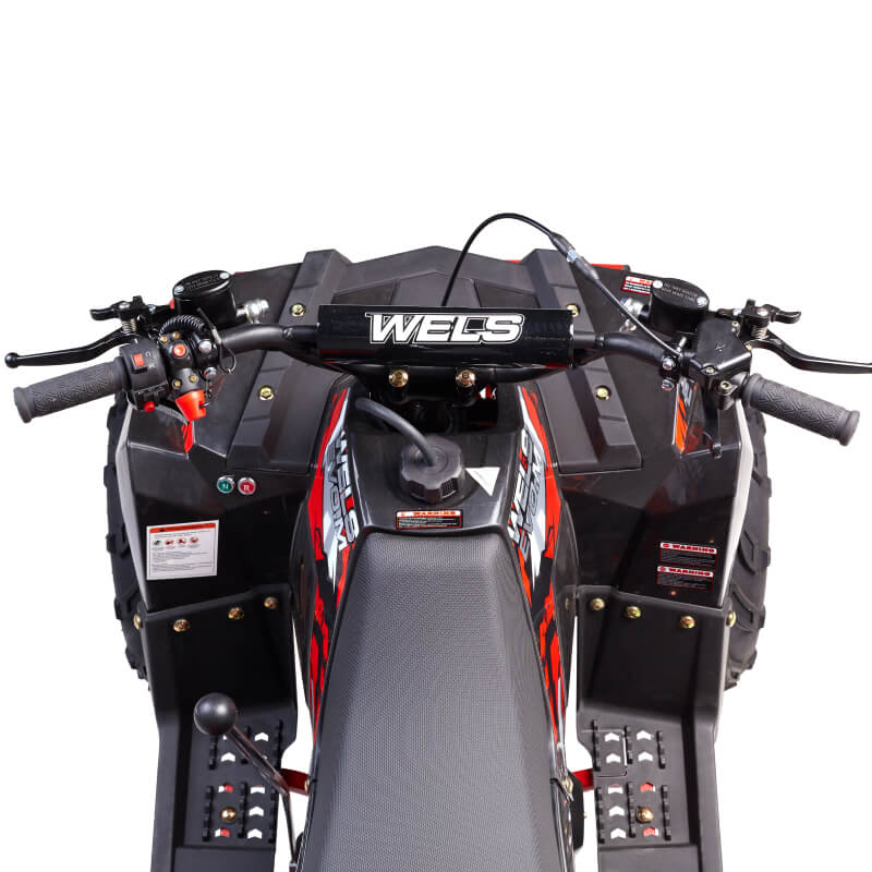 Квадроцикл Wels EVO M 110, черный-красный