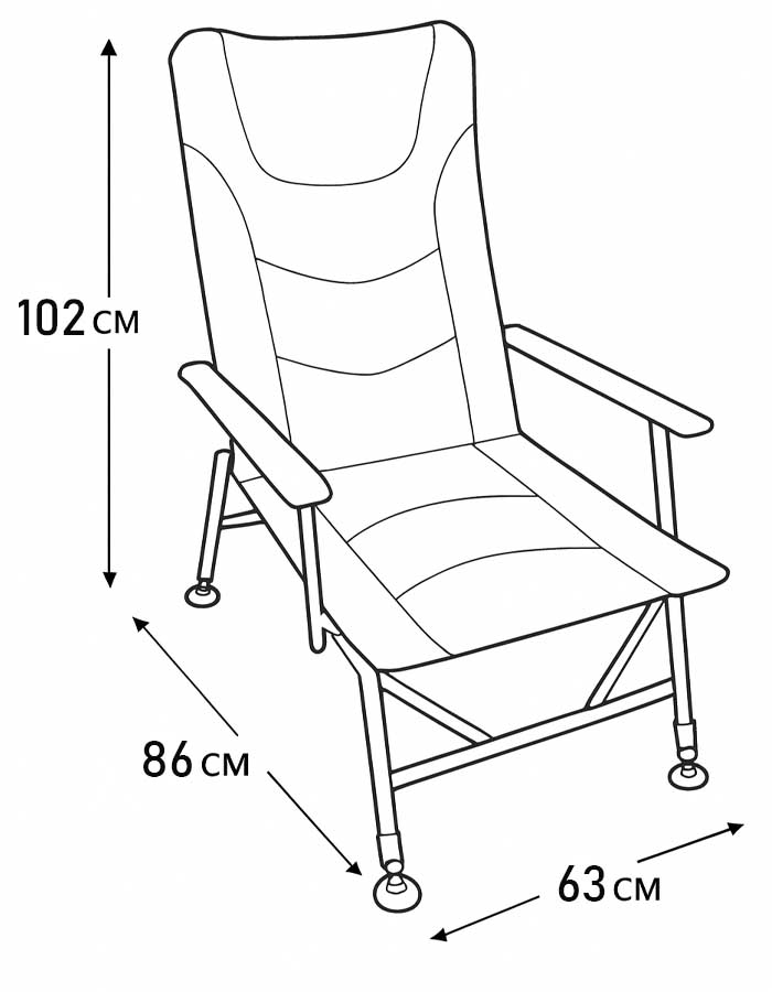 Кресло карповое Norfin (Норфин) Lincoln