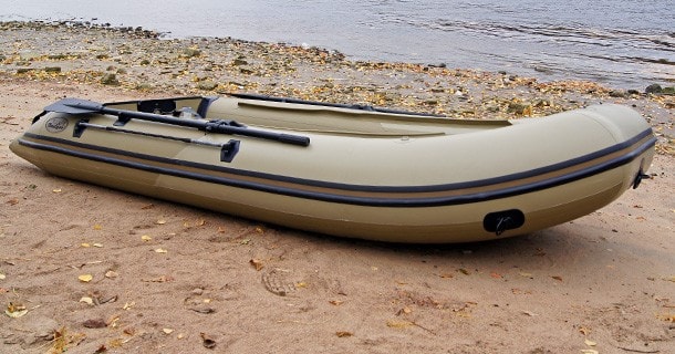 Надувная лодка Баджер Fishing Line 390 с надувным полом AirDeck 