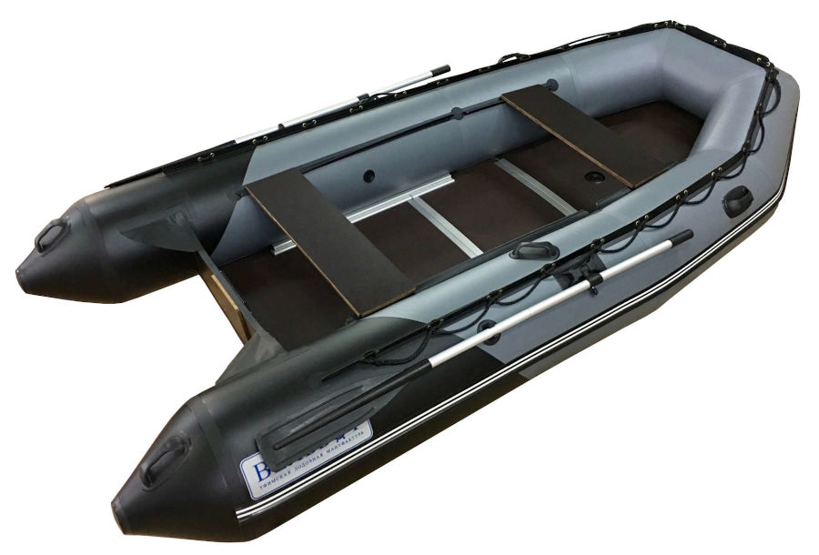Надувная лодка ПВХ Фортуна 3500 (фанерный пайол + киль)