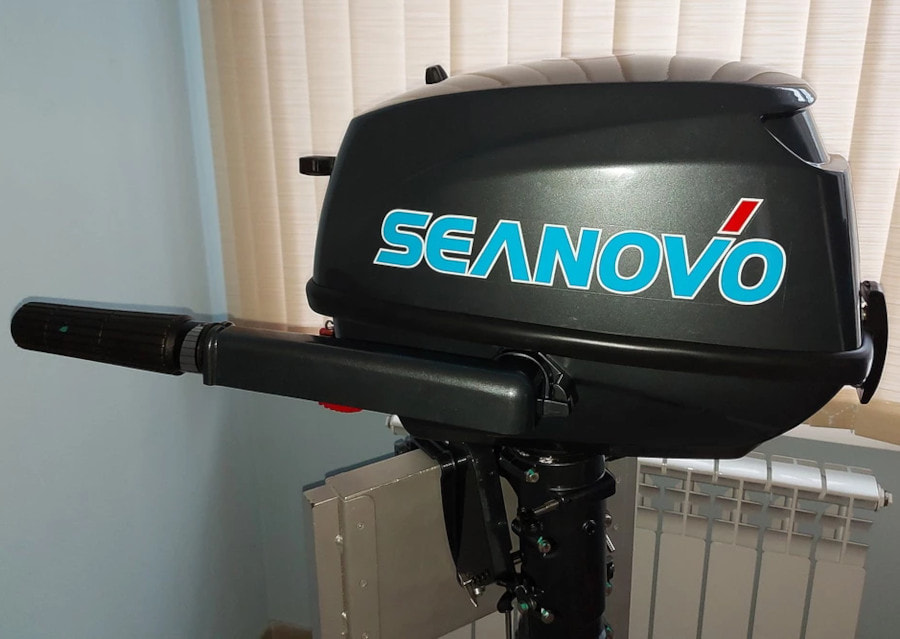 Лодочный мотор 4T Seanovo SNF 5 (6) HAS Enduro (139 см3), топливный бак 1.2 л. + 12 л. (выносной)