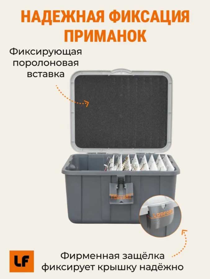 Ящик под воблеры и блесна Lodfort 70 